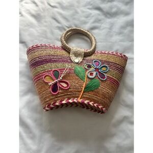Traditional Handmade/woven Mexican Palm Straw handbag, Purses, tote bags